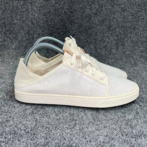 OluKai Pehuea Li Lightweight Sneakers Women's Size 8.5 White Convertible Shoes